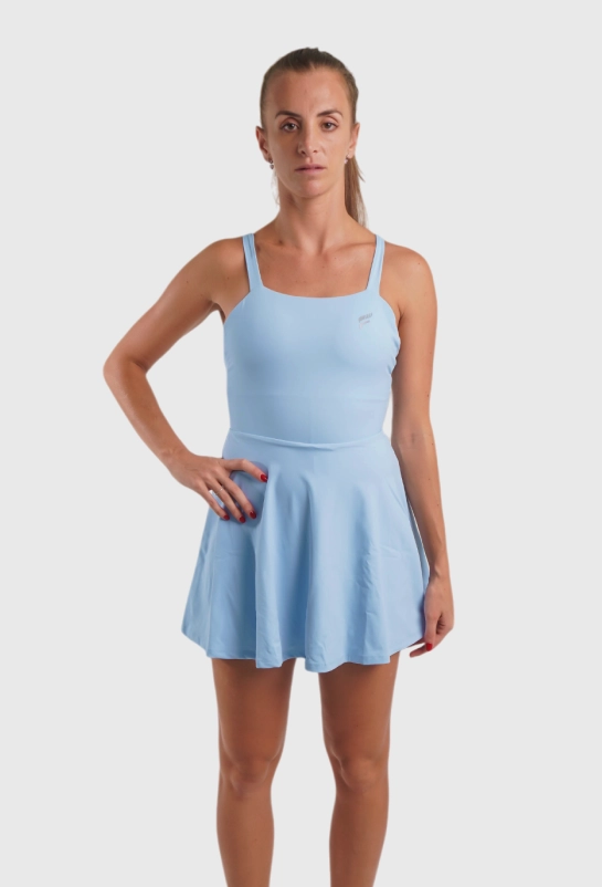 Vestido Saint Tropez Nicole Nobile 2025, Azul Bebê