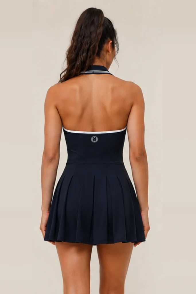 Vestido Bianco Azul Marinho Dark, Nicole Nobile 2026
